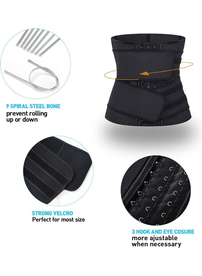 شو وو حزام تنحيف الخصر بالساونا والعرق يأخذ شكل الجسم XL - Image 4