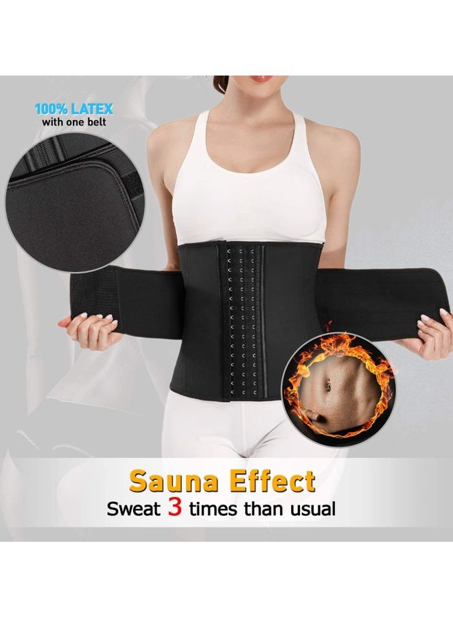 XiuWoo Waist Trainer Trimmer Sauna Sweat Belt Shapewear L - Image 2