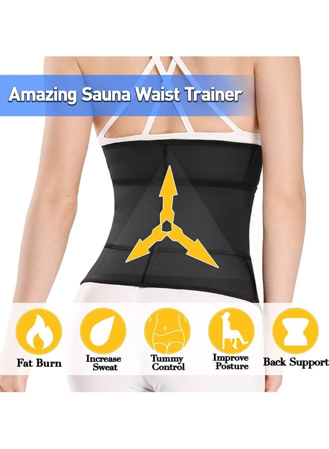 XiuWoo Waist Trainer Trimmer Sauna Sweat Belt Shapewear L - Image 3