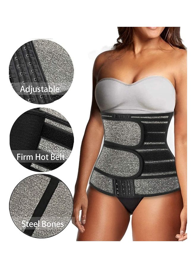 شو وو كورسيه نحت الجسم للارتداء حول الخصر أثناء ممارسة الرياضة ومصنوع من النيوبرين 3XL - Image 4