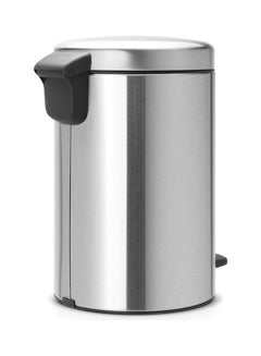 brabantia Pedal Bin Newicon With Plastic Inner Bucket Silver/Black 12Liters  - Image 3
