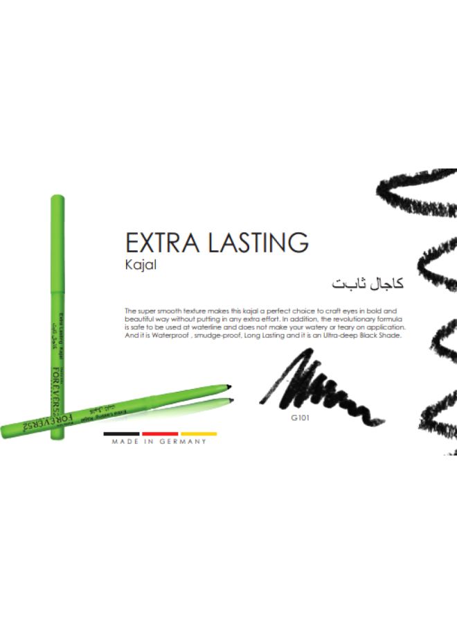 FOREVER52 Extra Lasting Kajal Black - Image 2