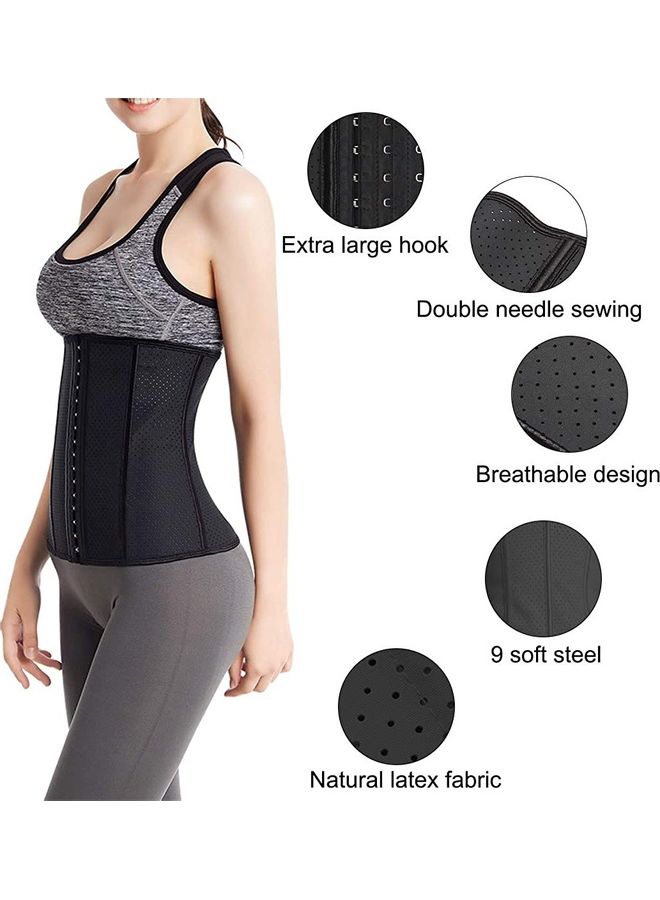 XiuWoo Waist Trimmer Sweat Belt Neoprene Trainer Cincher 2XScm - Image 2