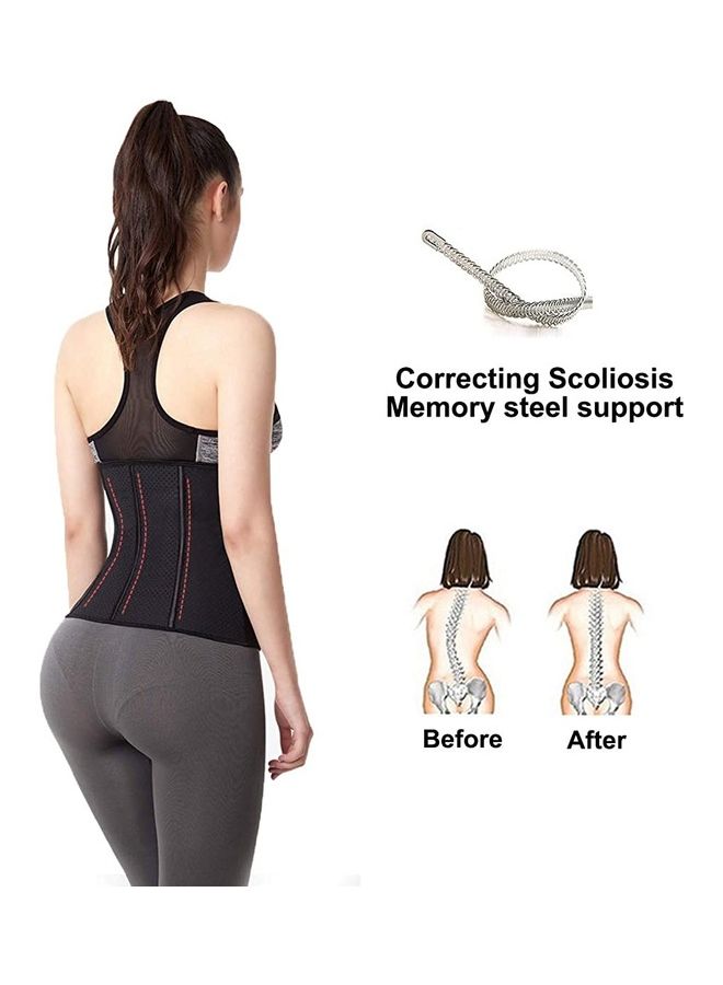 XiuWoo Waist Trimmer Sweat Belt Neoprene Trainer Cincher 2XScm - Image 5