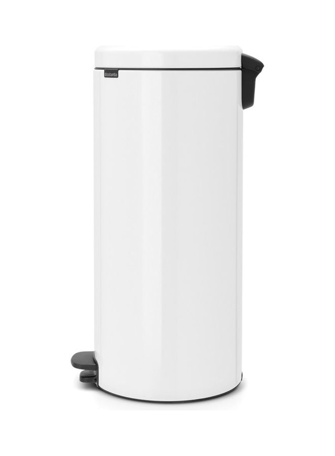 brabantia Pedal Bin Newicon With Inner Bucket White 30Liters  - Image 2