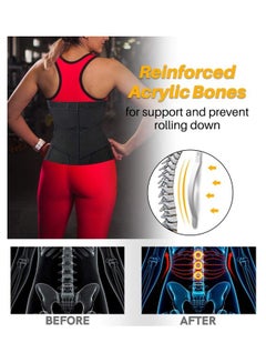XiuWoo Waist Trainer Belt,Waist Cincher Trimmer Slimming Workout Body Shaper For Weight Loss 2XL 2XL  - Image 3