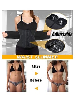 XiuWoo Waist Trainer Belt,Waist Cincher Trimmer Slimming Workout Body Shaper For Weight Loss 2XL 2XL  - Image 4
