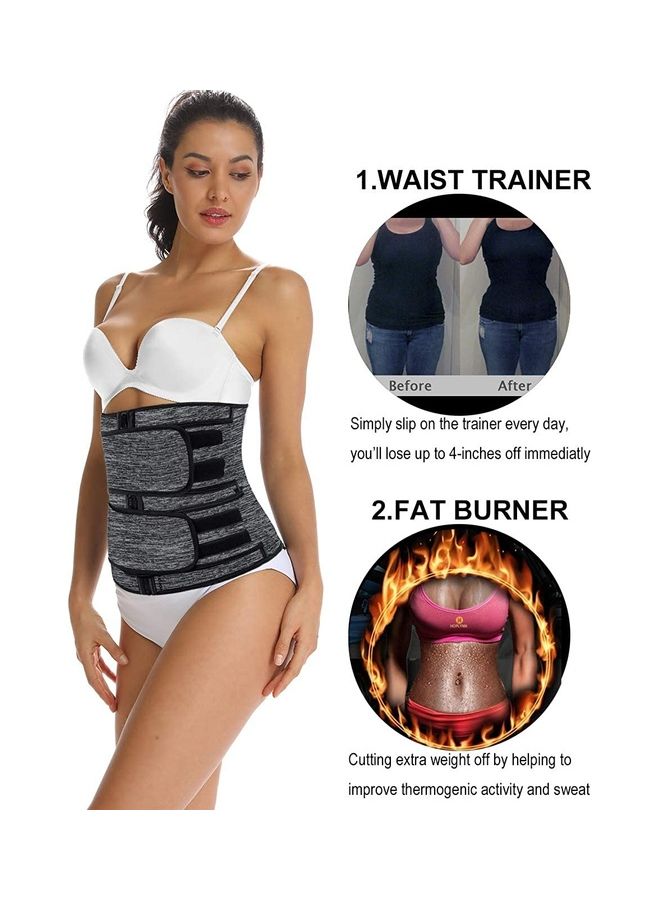 شو وو حزام تنحيف الخصر بالساونا والعرق يأخذ شكل الجسم M - Image 3