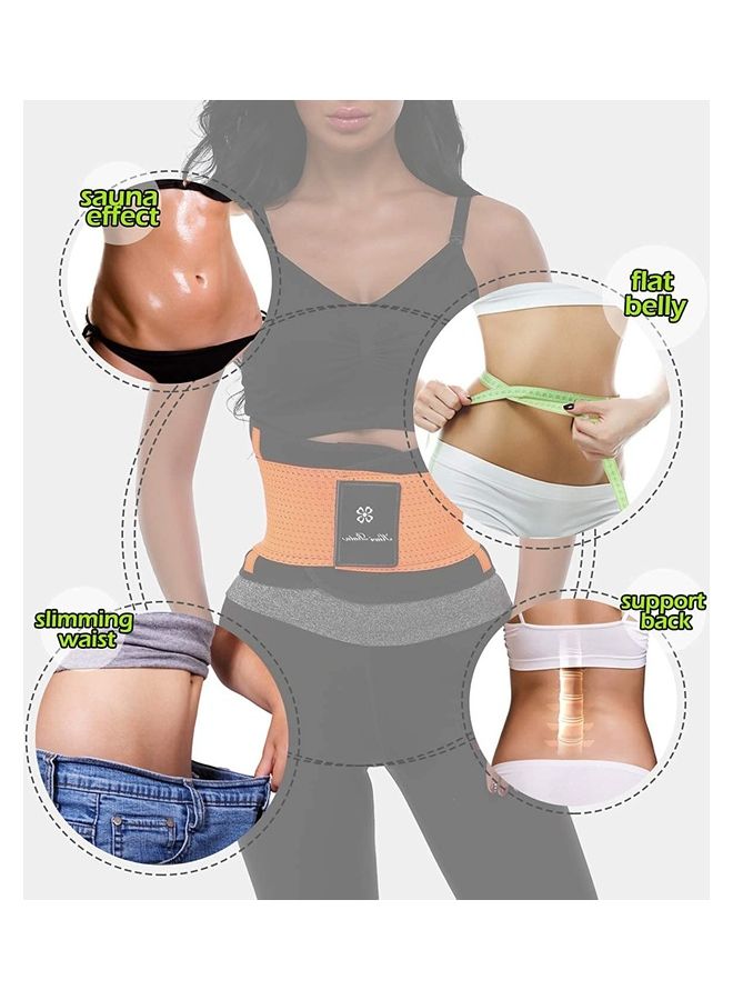 XiuWoo Waist Trainer Trimmer Sauna Sweat Belt Shapewear L - Image 3