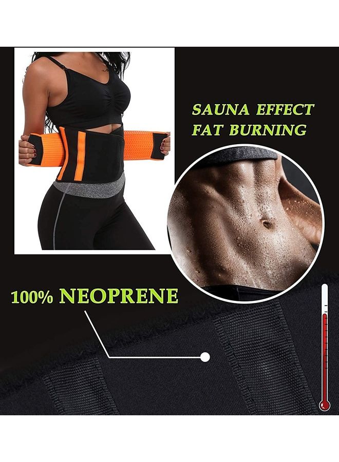 XiuWoo Waist Trainer Trimmer Sauna Sweat Belt Shapewear L - Image 4