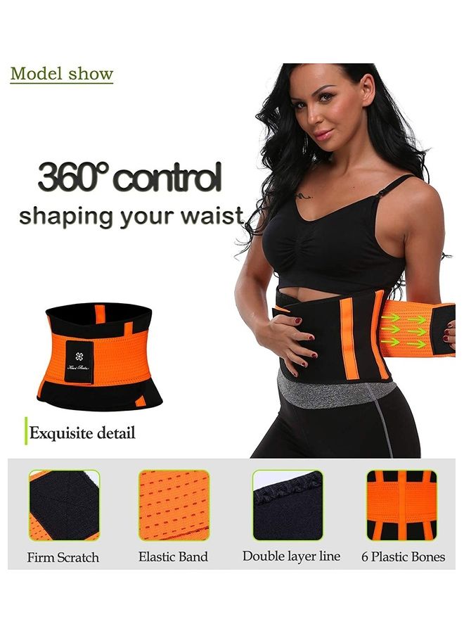 XiuWoo Waist Trainer Trimmer Sauna Sweat Belt Shapewear L - Image 5