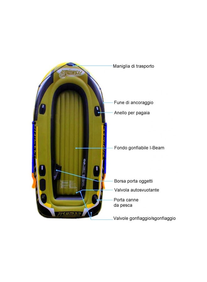 جيلونج قارب Z راي فيش مان طراز 07210-1 340X142X48سم - Image 3