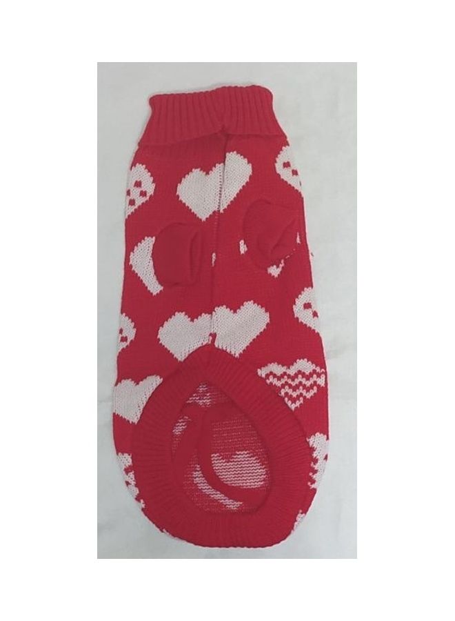 Generic Dog Jumper Coats Winter Small Dog Pet Cat Puppy Sweaters Red 15cm - Image 2