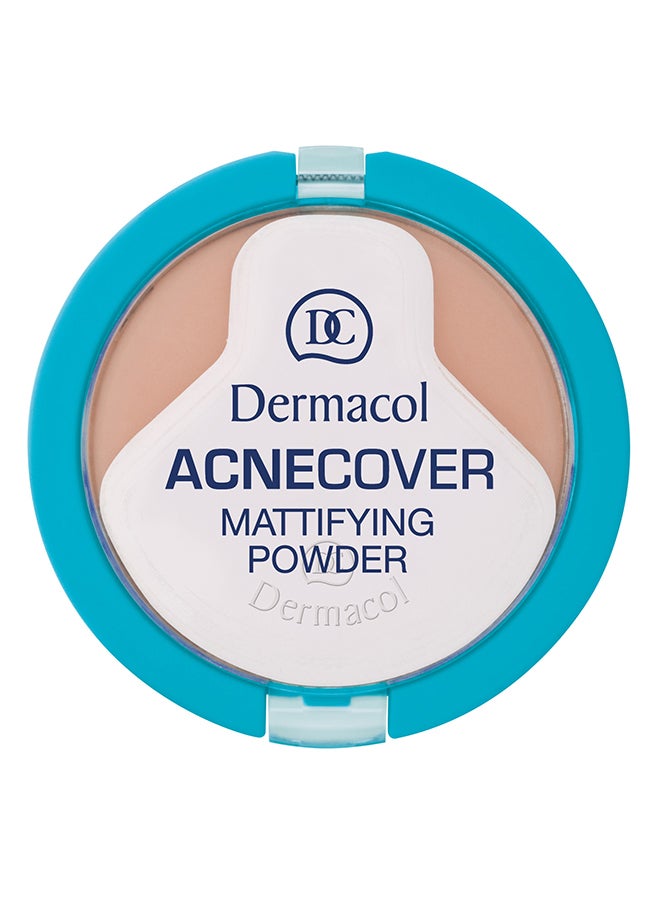 Dermacol Compact Acnecover Mattifying Powder Shell  - Image 1
