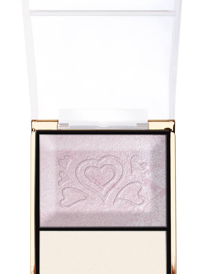 Dermacol Two Shades Illumenting Palette Purple/Beige - Image 4