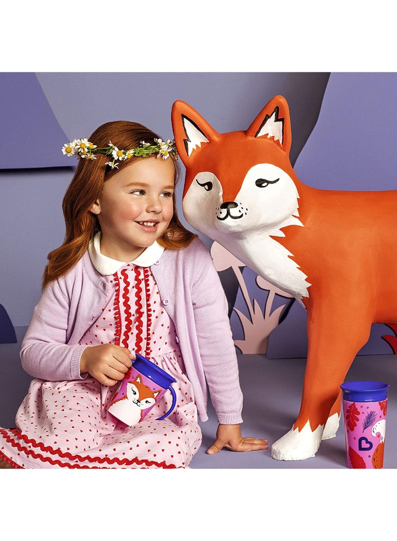 Munchkin - Fox Printed Miracle 360 Sippy Cup - Image 1