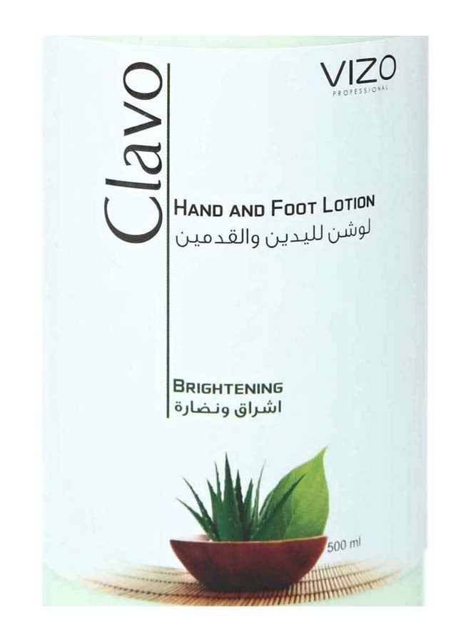 VIZO Brightening Clavo Hand & Foot Lotion White 500ml - Image 4