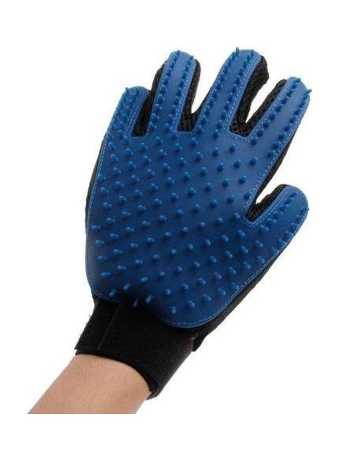 Generic Pet Deshedding Cleaning Brush Magic Glove Dog Cat Hair Massage Grooming Groome Blue  - Image 2