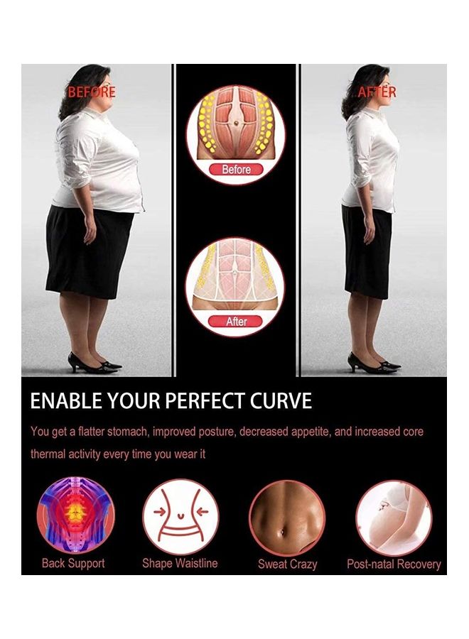 شو وو كورسيه نحت الجسم للارتداء حول الخصر أثناء ممارسة الرياضة ومصنوع من النيوبرين 3XL - Image 5