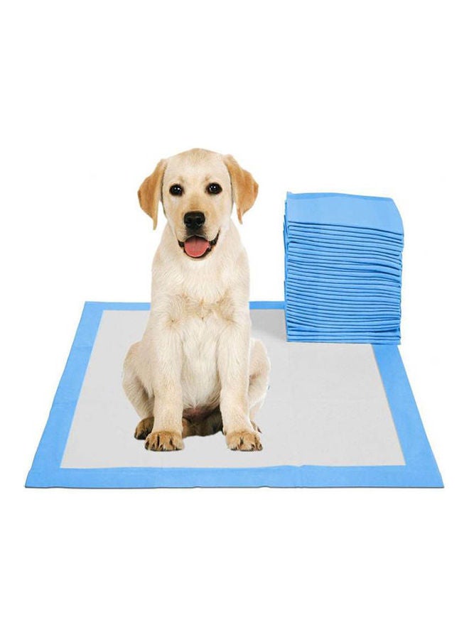 50Pcs Pet Pee Pads Disposable Absorbent Quick Drying Leak-Proof For Potty Training Blue 45x60cm