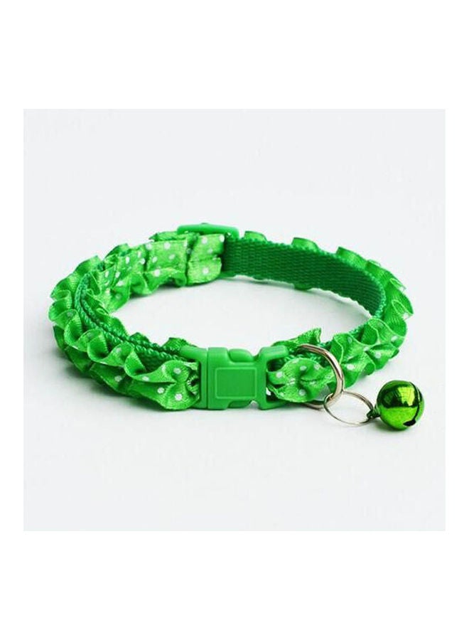 طوق مزود بإبزيم قابل للتعديل للقطط والجراء متعدد الألوان