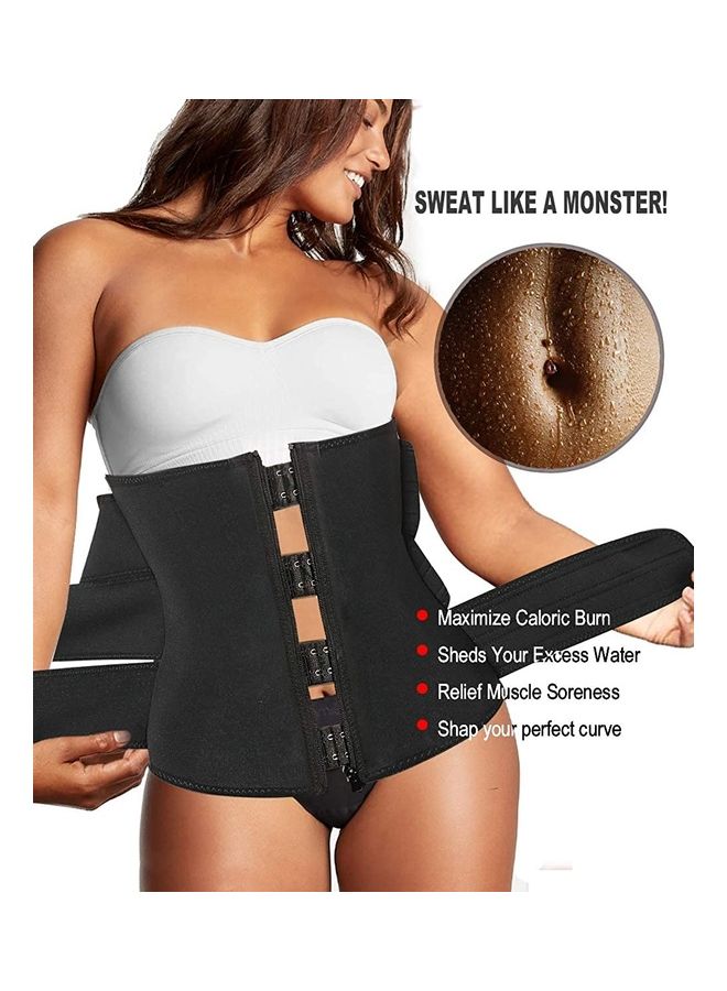 شو وو كورسيه نحت الجسم للارتداء حول الخصر أثناء ممارسة الرياضة ومصنوع من النيوبرين L - Image 2