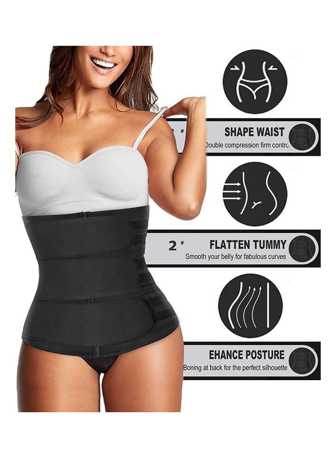 شو وو كورسيه نحت الجسم للارتداء حول الخصر أثناء ممارسة الرياضة ومصنوع من النيوبرين L - Image 3