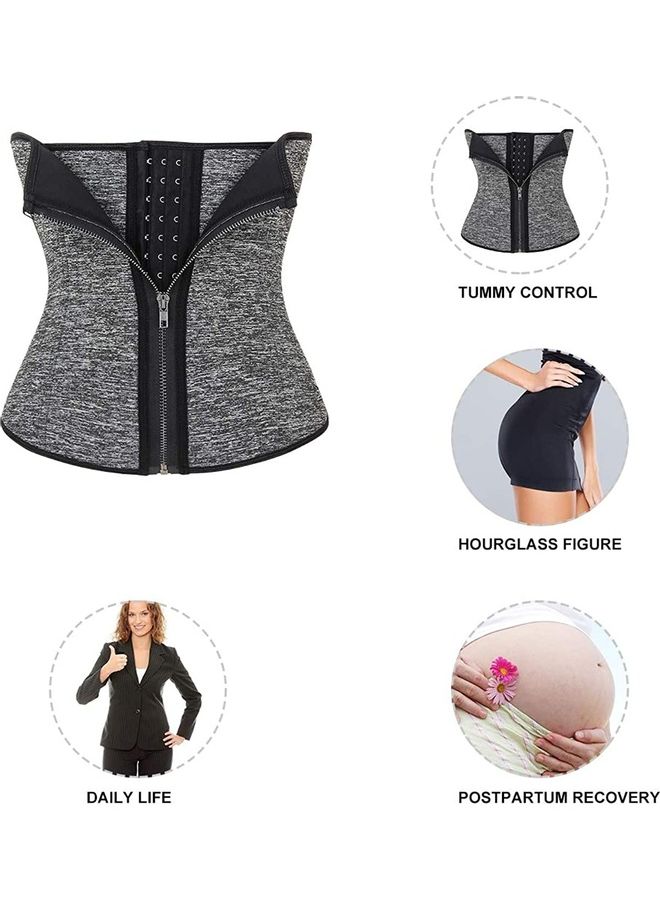 Waist Trainer Neoprene Waist Cincher With Adjustable Zip S