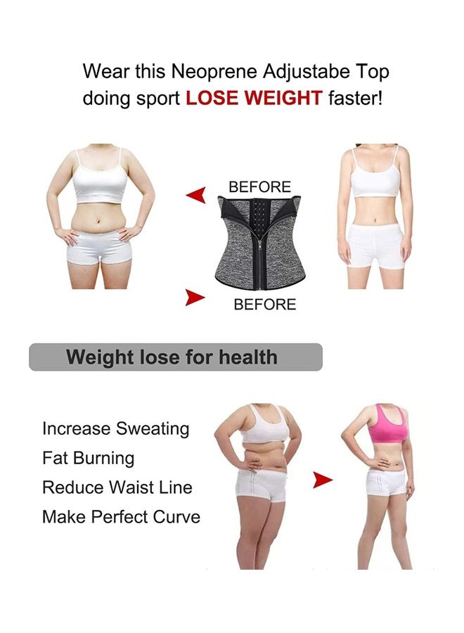 Waist Trainer Neoprene Waist Cincher With Adjustable Zip S