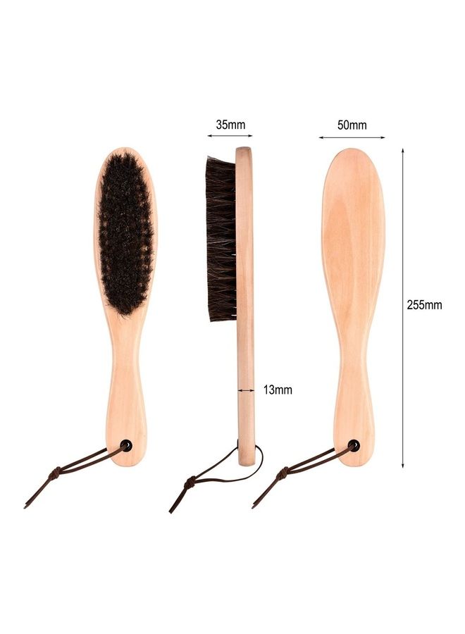 Horsehair Shoe Cleaning Brush Beige - Image 3