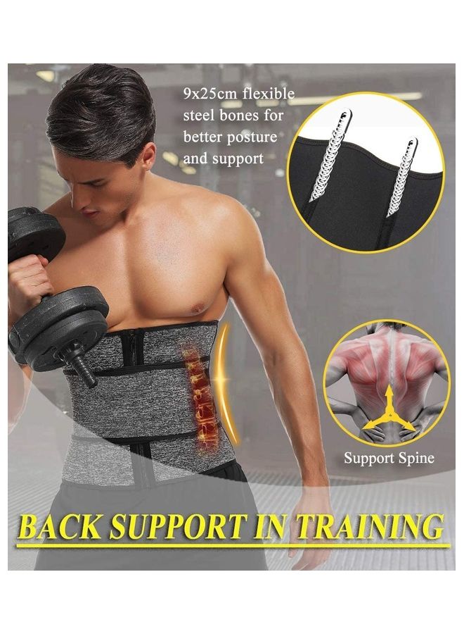 XiuWoo Waist Trainer Trimmer Neoprene Sauna Sweat Belt S - Image 4