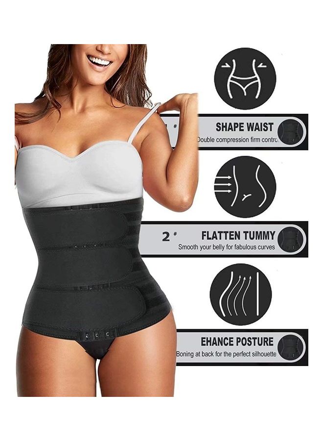 XiuWoo Neoprene Sweat Waist Trainer Corset Trimmer Belt M - Image 3