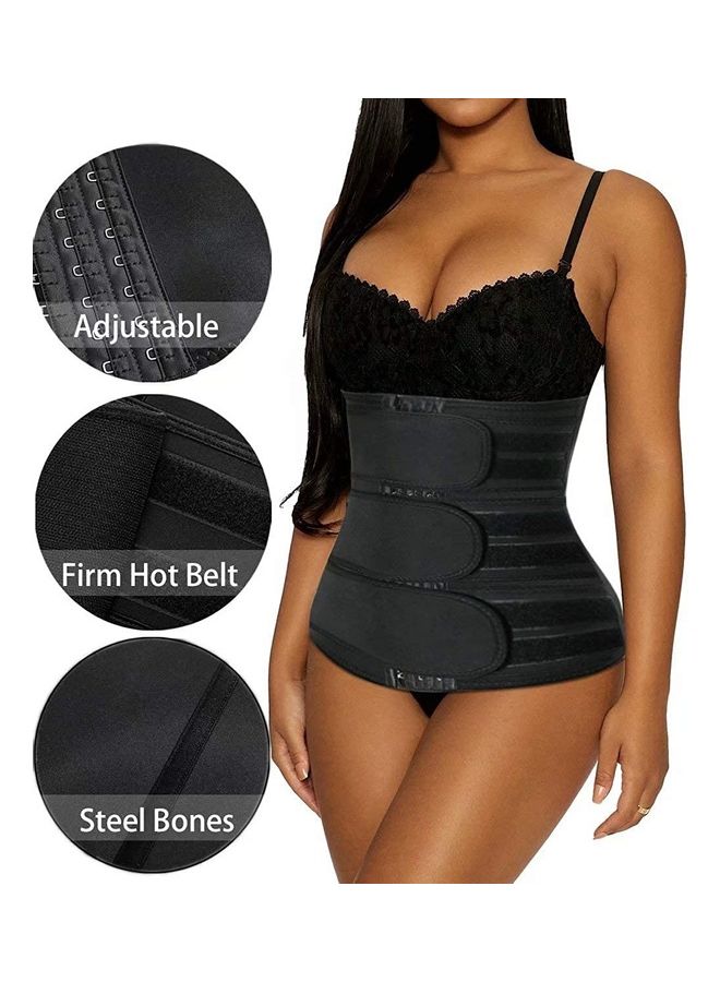 XiuWoo Neoprene Sweat Waist Trainer Corset Trimmer Belt M - Image 4