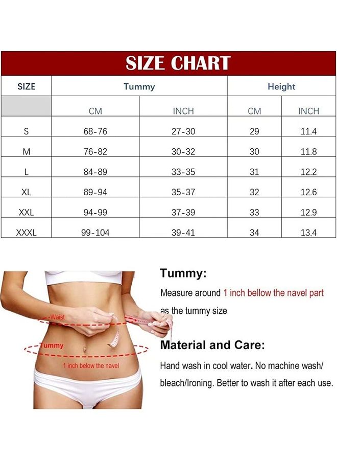 XiuWoo Neoprene Sweat Waist Trainer Corset Trimmer Belt M - Image 5