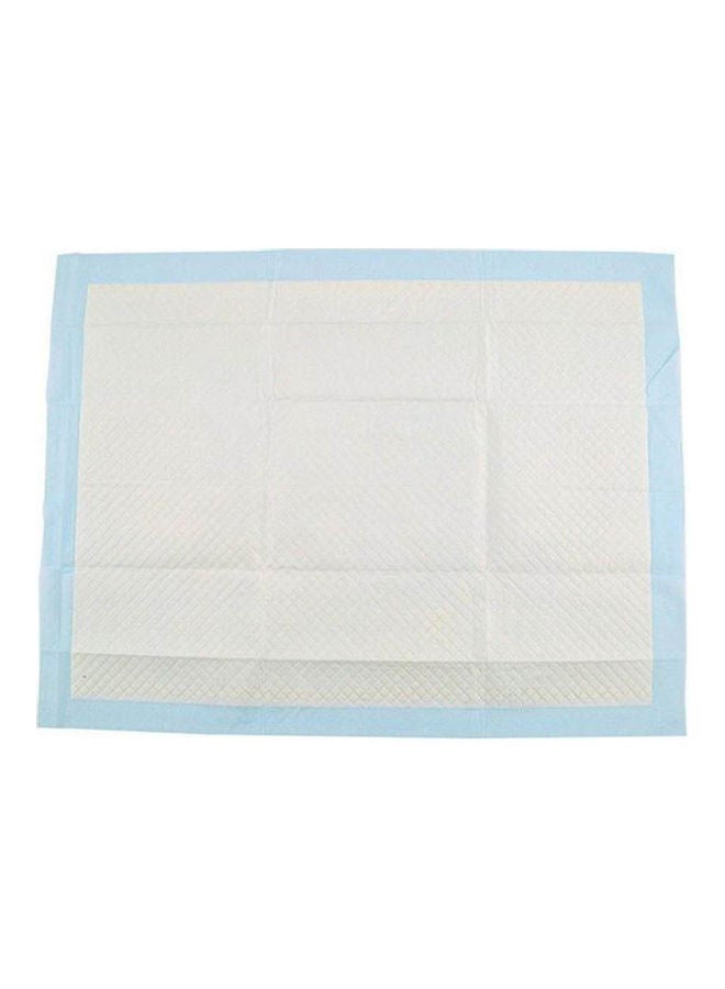 20-Piece Absorbent Pet Diaper Blue/White 60X90cm