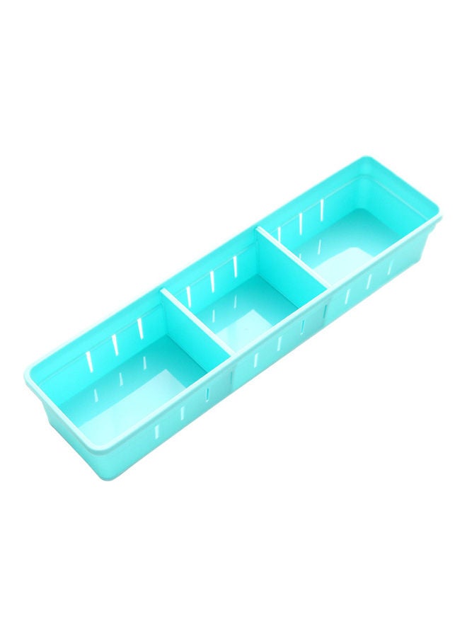 Adjustable Kitchen Drawer Organizer Blue 7x34x11.5cm 