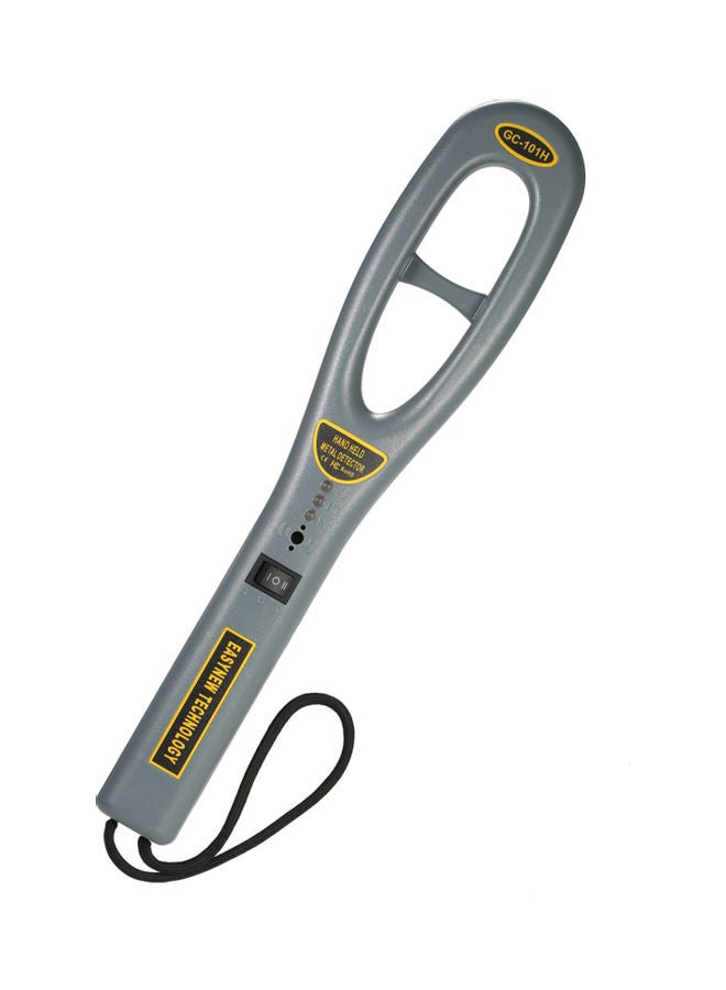 Generic - Portable Handheld Metal Detector With Buzzer Vibration Grey - Image 1