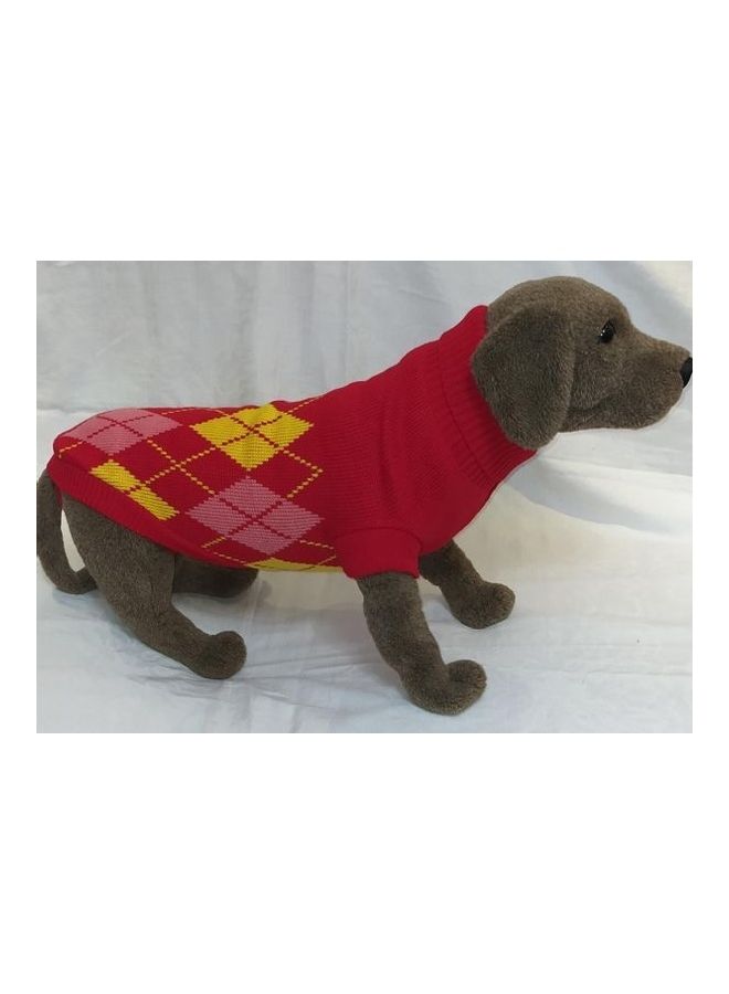 Generic Dog Jumper Coats Winter Small Dog Pet Cat Puppy Sweaters Red 50cm - Image 2