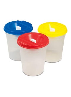 Galt Toys 3 Non-Spill Pots (Drawing & Painting Supplies Paints Watercolor) 16.5x15.5x10cm  - Image 2