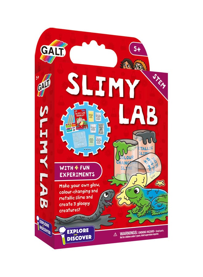 Galt Toys - Slimy Lab Science Kit for Kids Ages 5 Years Plus Explore and Discover Stem 15.8x5x26.5cm - Image 1