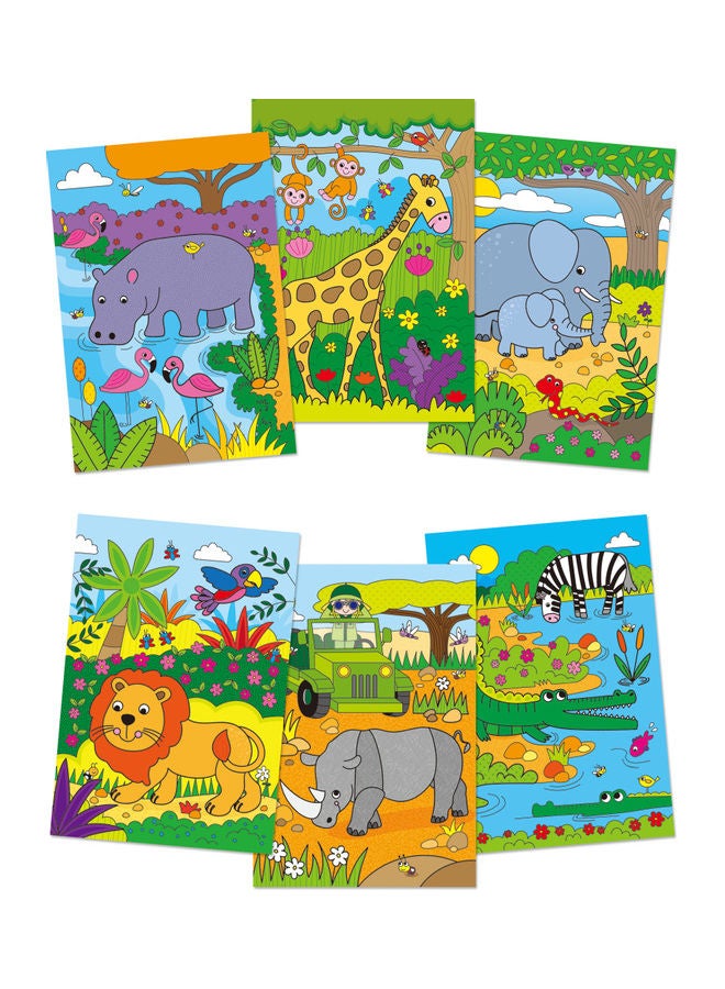 Water Magic - Safari Colouring Book For Children Ages 3 Years Plus Arts & Crafts Paper & Paper Crafts Drawing Pads & Books 14.5x1.5x26.5cm - v1622109103/N47695933A_4