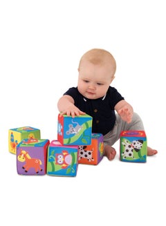 Galt Toys Soft Blocks - Baby Toys (Set of 6) 15.1 x 3.5 x 26.50cm  - Image 2