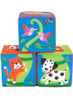 Galt Toys Soft Blocks - Baby Toys (Set of 6) 15.1 x 3.5 x 26.50cm  - Image 4
