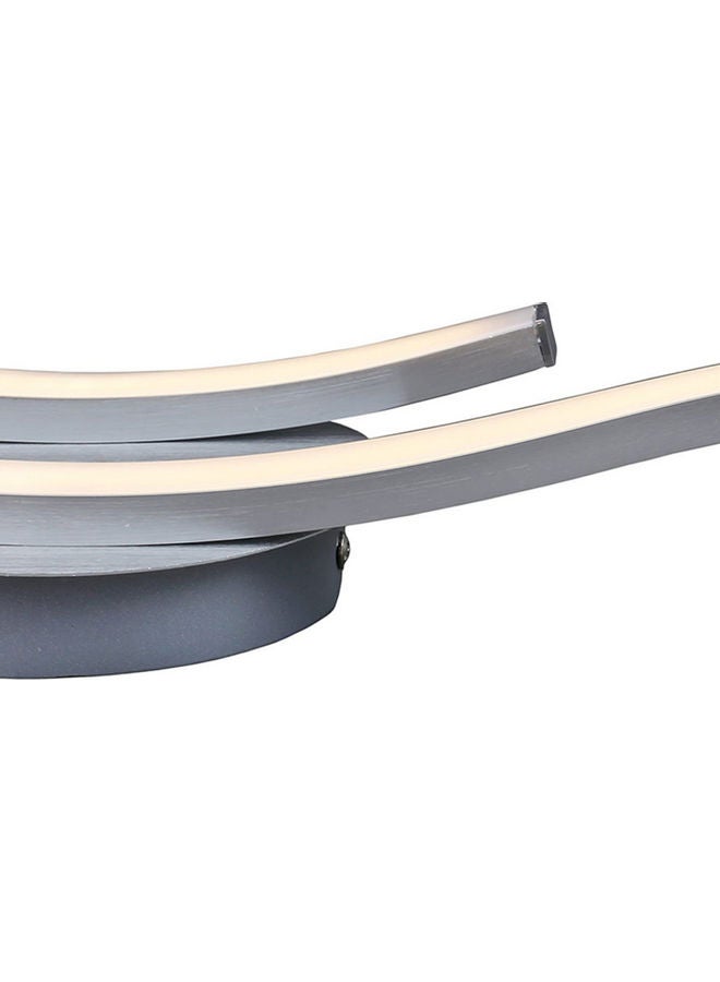 2 Branches Curved Simple Design Ceiling Light Silver/White - Image 5