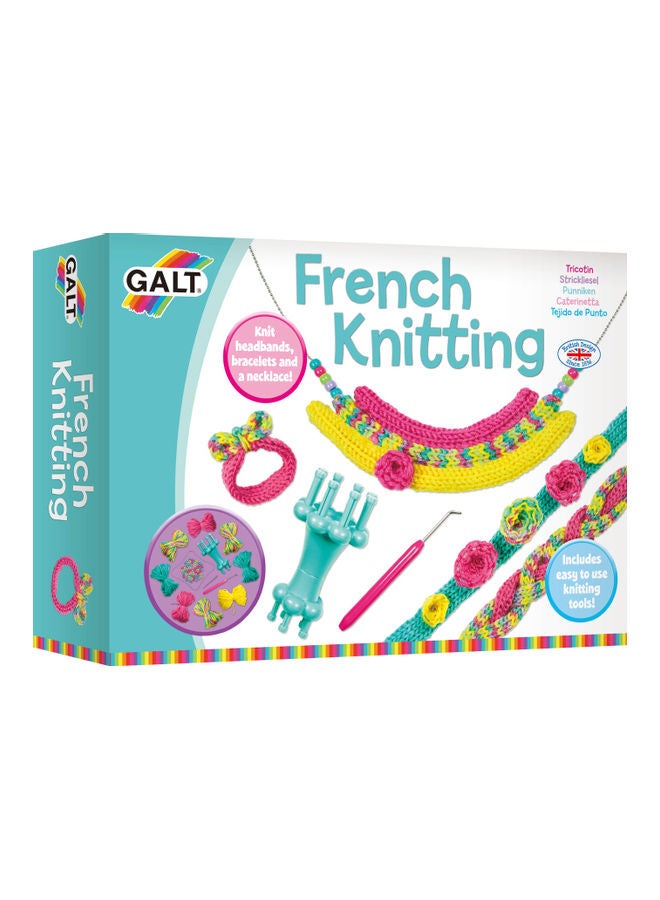 Galt Toys - French Knitting - Craft Kits Girls Activity Packs 27.99 x 6.50 x 19.98cm - Image 1