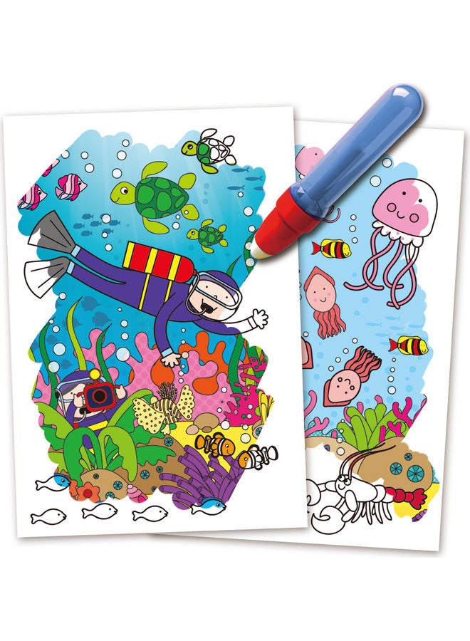 Water Magic - Under The Sea - Stationery Art & Craft Activity Kits 14.50 x 1.498 x 26.49cm - v1622109295/N47695971A_2