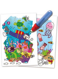 Galt Toys Water Magic - Under The Sea - Stationery Art & Craft Activity Kits 14.50 x 1.498 x 26.49cm  - Image 2