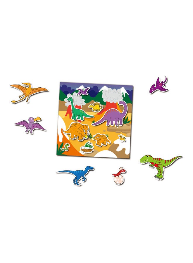 Reusable Sticker Book-Dinosaurs  - Stationery Art & Craft Activity Kits 0.50 x 16.99 x 12.49cm - v1622109296/N47695981A_2