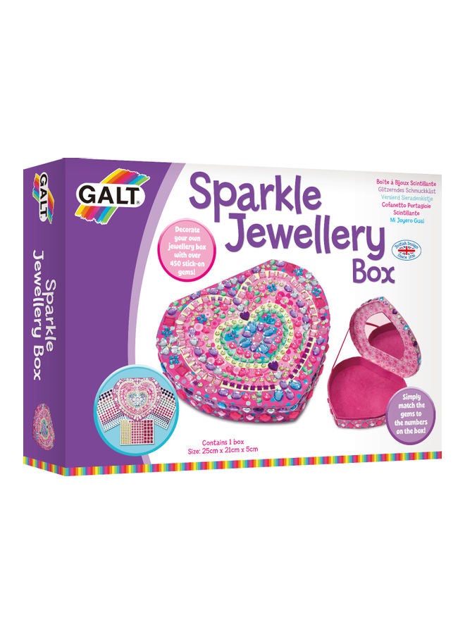 Sparkle Jewellery Box  - Craft Kits Girls Activity Packs 25 x 21 x 5cmcm - v1622109313/N47695898A_1