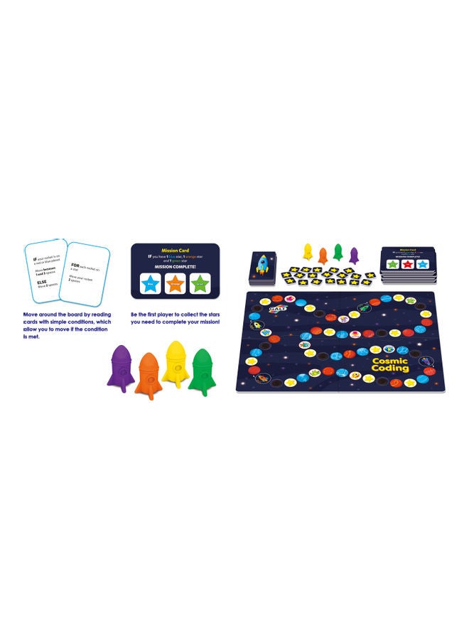 Galt Toys - Cosmic Coding Game Learn To Code Board Game Ages 6 Years Plus 2-4 Players Learning & Education Science Kits 2 Players - Image 1
